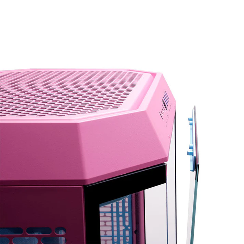 Thermaltake The Tower 600 Tempered Glass Mid-Tower Case - Bubble Pink Edition(CA-1Z1-00MAWN-00) - 5