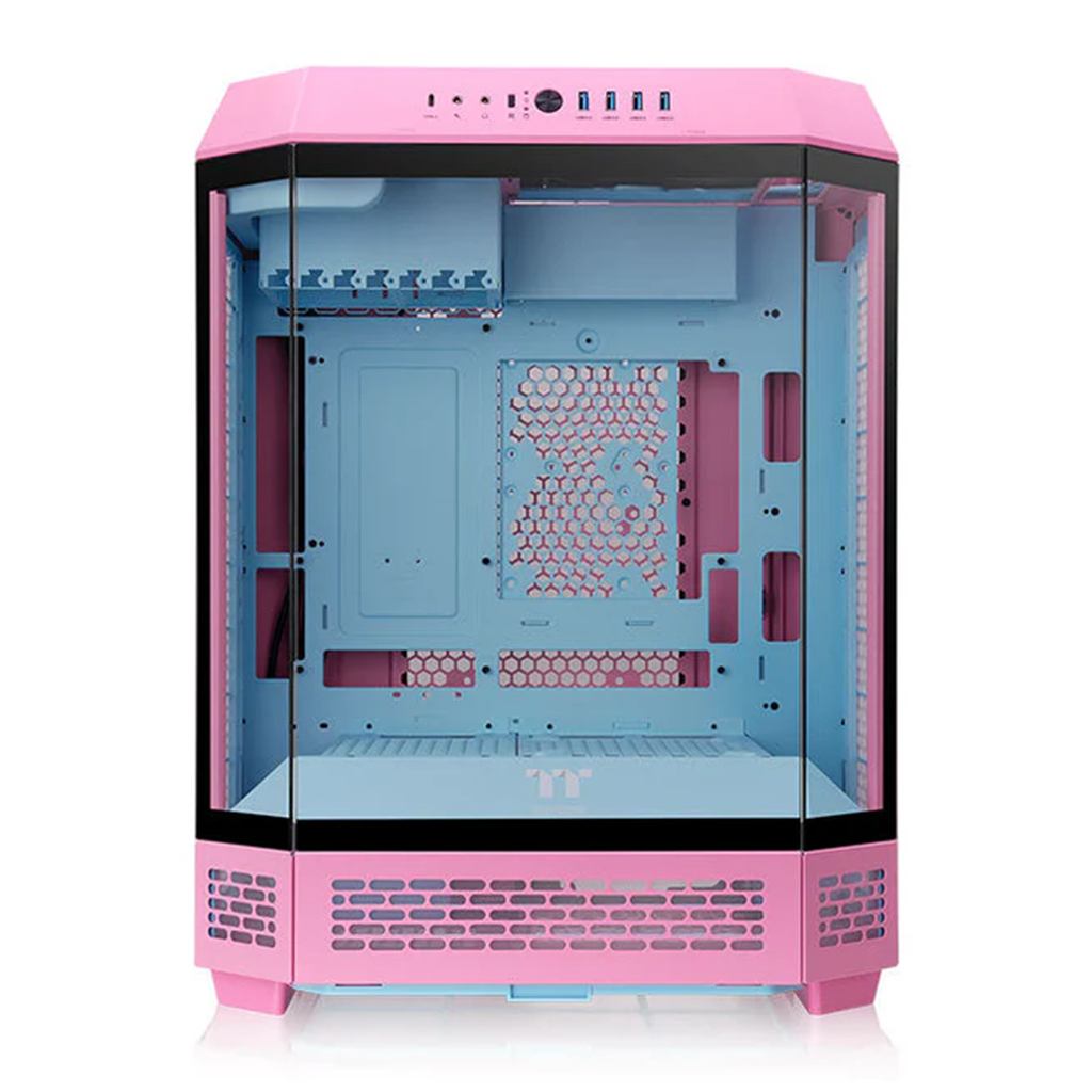 Thermaltake The Tower 600 Tempered Glass Mid-Tower Case - Bubble Pink Edition(CA-1Z1-00MAWN-00) - 2