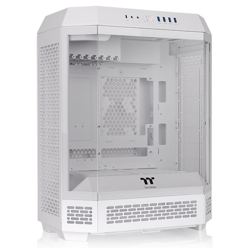 Thermaltake The Tower 600 Tempered Glass Mid-Tower Case - Snow(CA-1Z1-00M6WN-00) - 1