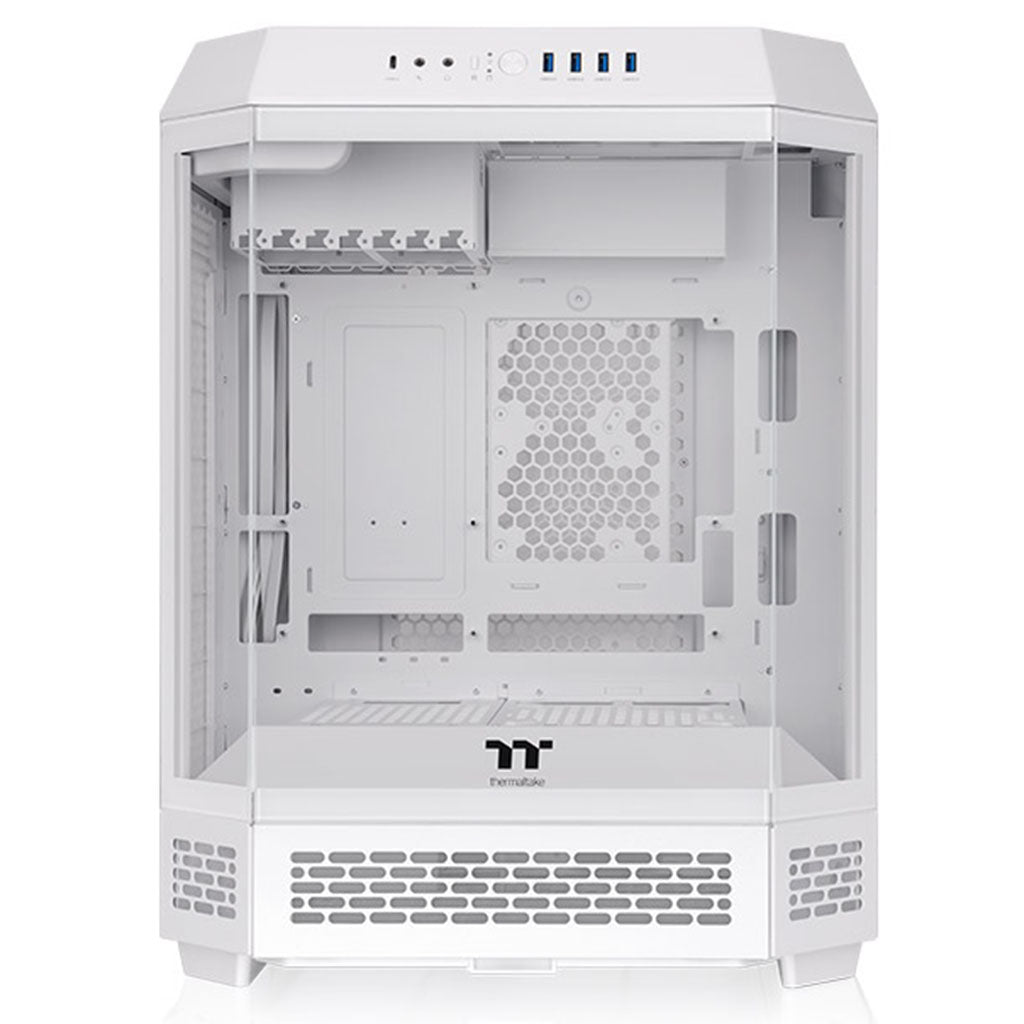 Thermaltake The Tower 600 Tempered Glass Mid-Tower Case - Snow(CA-1Z1-00M6WN-00) - 3