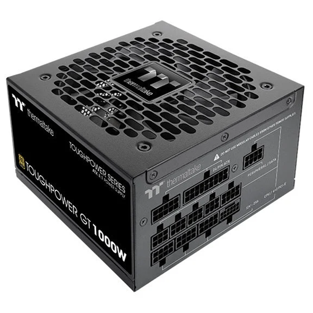 Thermaltake Toughpower GT 1000W 80+ Gold PCIe Gen 5.1 ATX 3.1 Fully Modular Power Supply(PS-TPT-1000FNFAGA-3) - 1