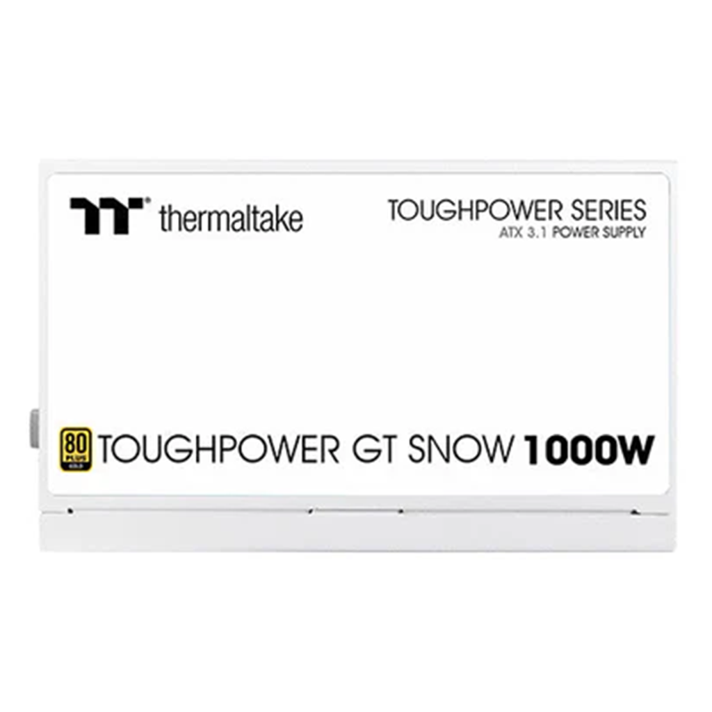 Thermaltake Toughpower GT Snow 1000W 80+ Gold PCIe Gen 5.1 ATX 3.1 Fully Modular Power Supply(PS-TPT-1000FNFAGA-W) - 5