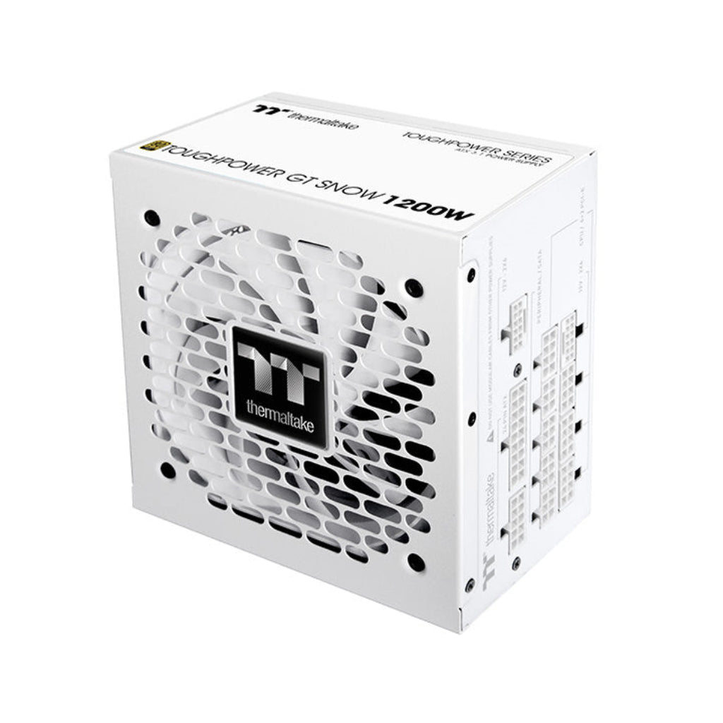 Thermaltake Toughpower GT Snow 1200W 80+ Gold PCIe Gen 5.1 ATX 3.1 Fully Modular Power Supply(PS-TPT-1200FNFAGA-W) - 5