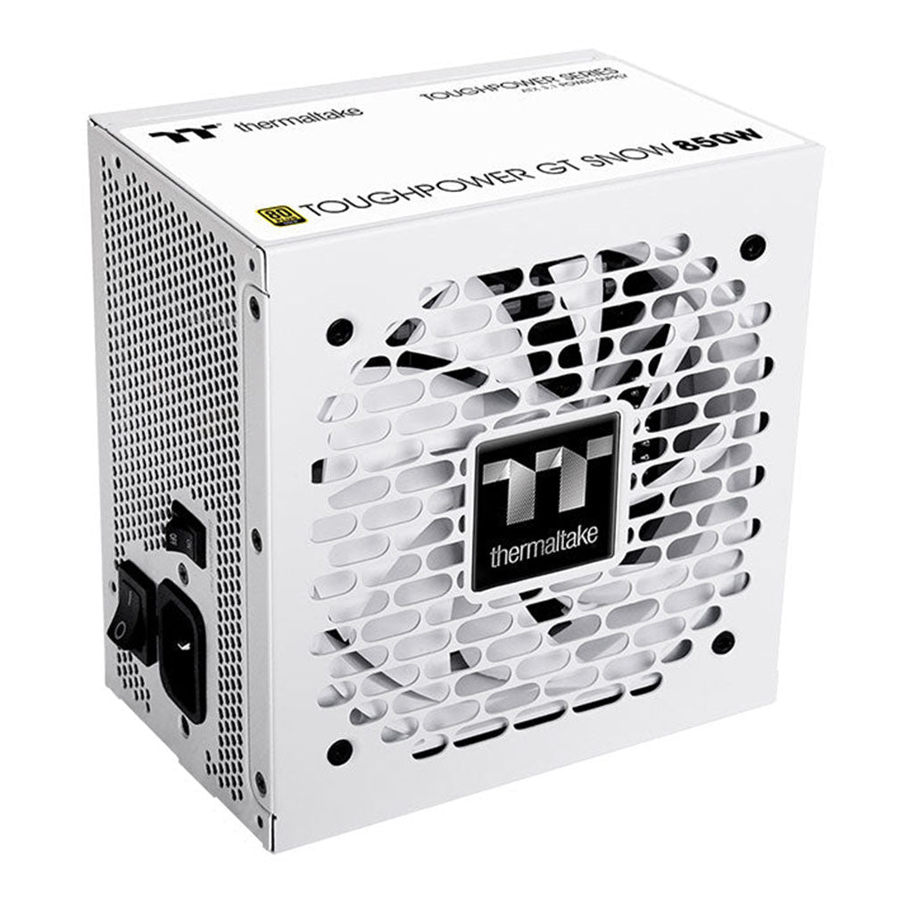 Thermaltake Toughpower GT Snow 850W 80+ Gold PCIe Gen 5.1 ATX 3.1 Fully Modular Power Supply(PS-TPT-0850FNFAGA-W) - 2