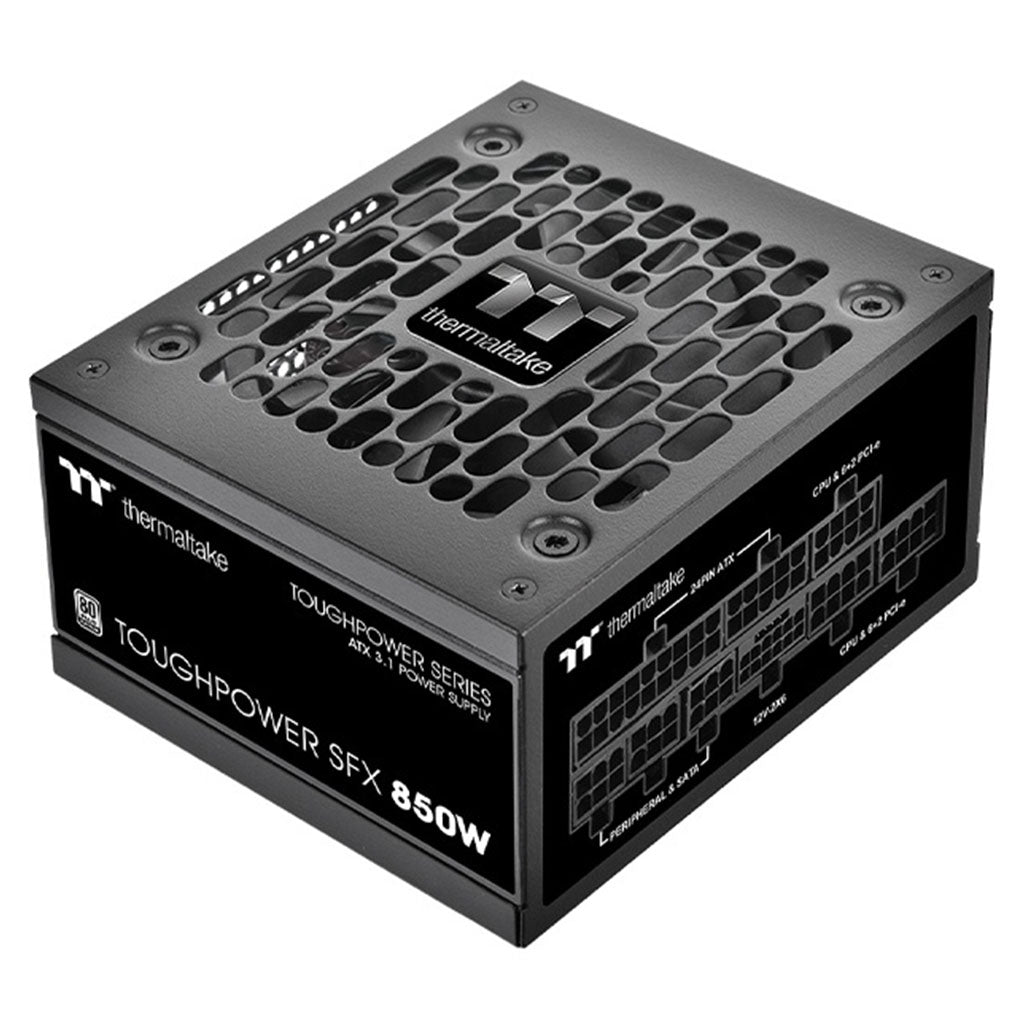 Thermaltake Toughpower SFX 850W 80+ Platinum PCIe 5.1 ATX 3.1 Fully Modular Power Supply(PS-STP-0850FNFAPA-1) - 1