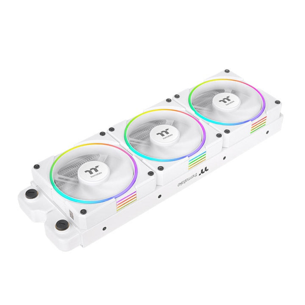 Thermaltake TS140 EX PWM RGB 140mm White Fan - 3 Pack(CL-F209-PL14SW-A) - 3