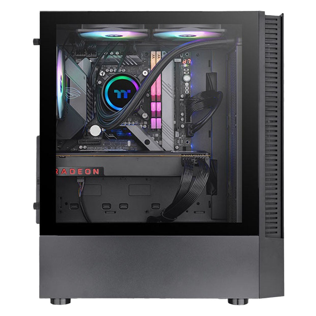 Thermaltake View 200 Plus Tempered Glass ARGB Mid Tower Case - Black(CA-1X3-00M1WN-01) - 6