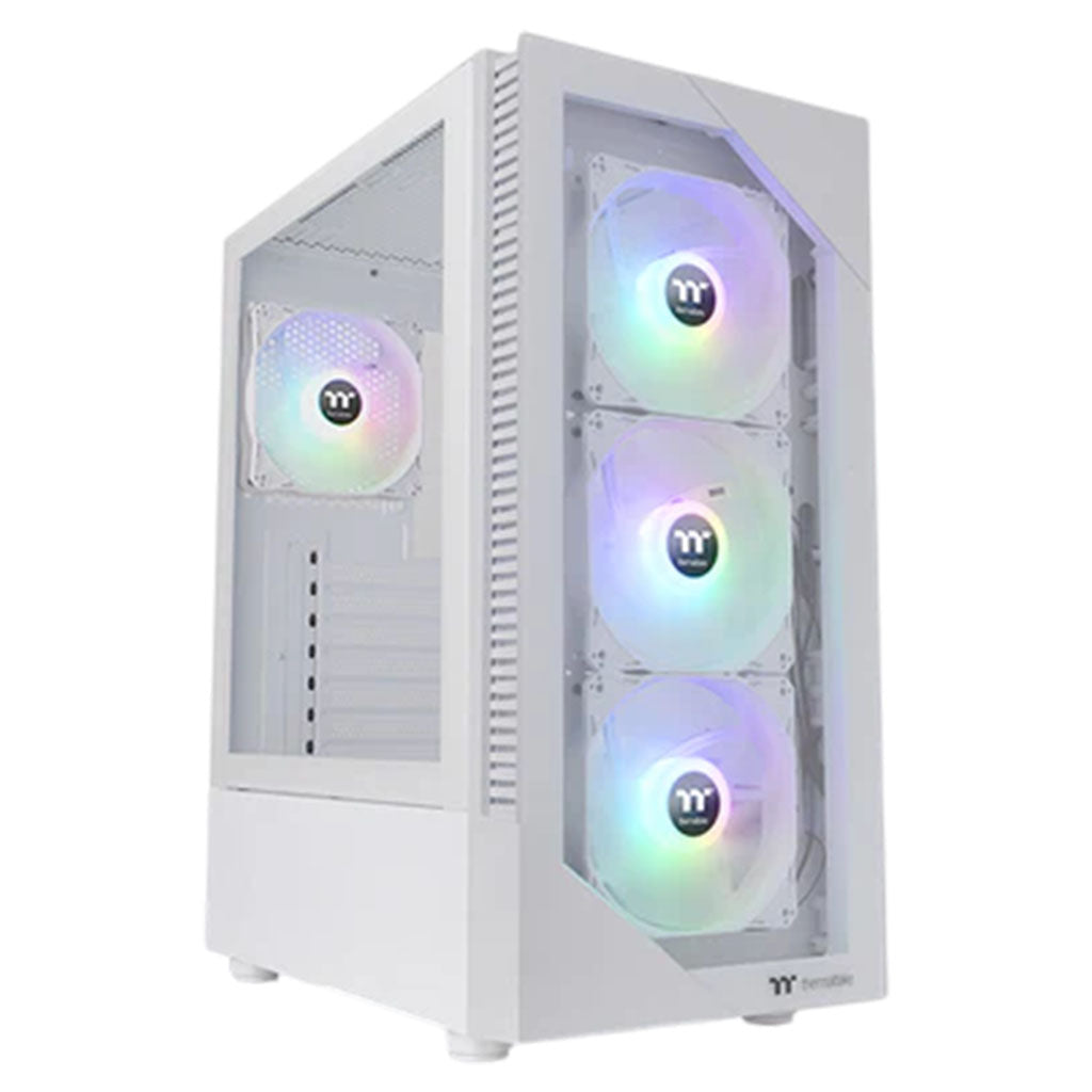 Thermaltake View 200 Plus Tempered Glass ARGB Mid Tower Case - Snow(CA-1X3-00M6WN-01) - 1