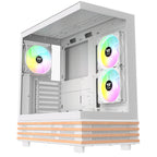 Thermaltake View 270 Plus WS ARGB Mid Tower Case Snow Wood Edition(CA-1Y7-00M6WN-WS) - 1