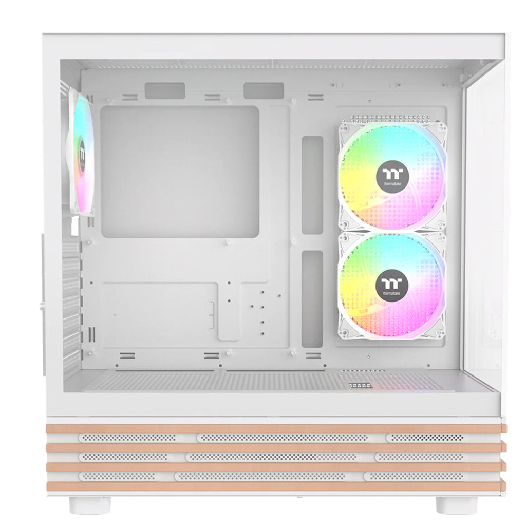 Thermaltake View 270 Plus WS ARGB Mid Tower Case Snow Wood Edition(CA-1Y7-00M6WN-WS) - 4