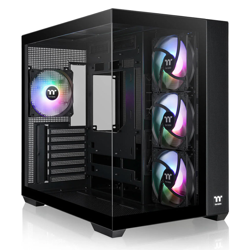 Thermaltake View 380 Tempered Glass ARGB Mid Tower Case Black Edition(CA-1Z2-00M1WN-00) - 1