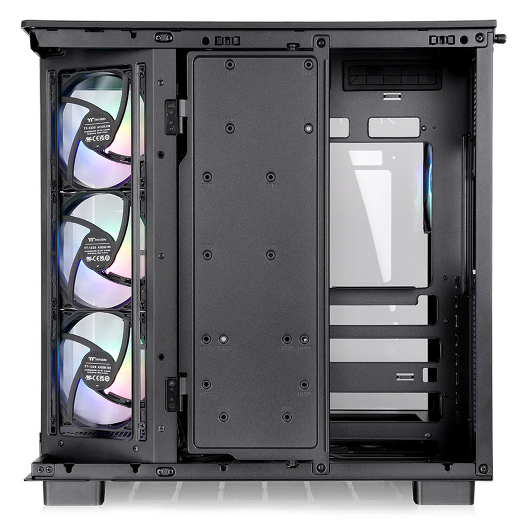 Thermaltake View 380 XL Tempered Glass ARGB Mid Tower Case - Black(CA-11E-00M1WN-00) - 3