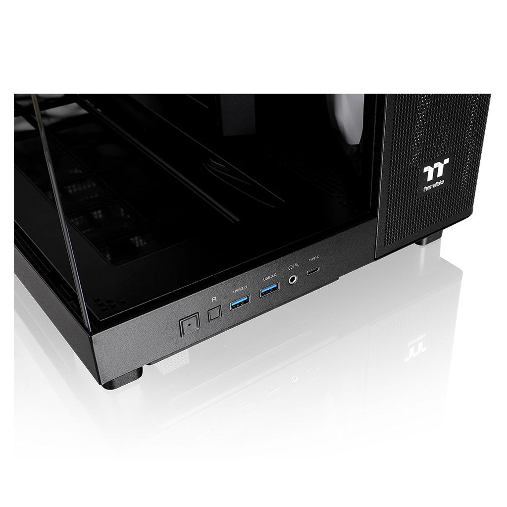 Thermaltake View 380 XL Tempered Glass ARGB Mid Tower Case - Black(CA-11E-00M1WN-00) - 9