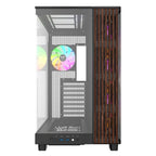 Thermaltake View 380 XL WS ARGB Mid Tower Case Black Wood Edition(CA-11E-00M1WN-WS) - 2