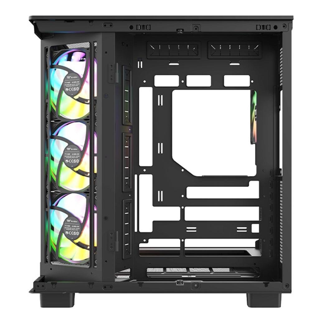 Thermaltake View 380 XL WS ARGB Mid Tower Case Black Wood Edition(CA-11E-00M1WN-WS) - 4