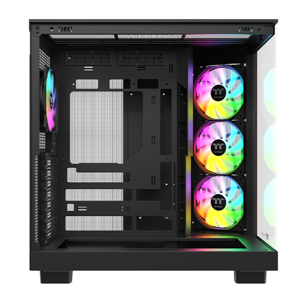 Thermaltake View 380 XL WS ARGB Mid Tower Case Black Wood Edition(CA-11E-00M1WN-WS) - 3