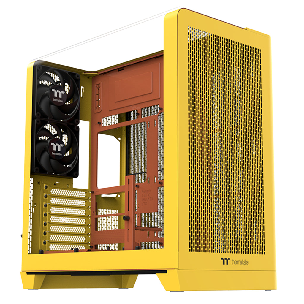 Thermaltake View 390 Air Curved Tempered Glass Mid-Tower ATX Case - Butter Caramel(CA-11F-00MMWN-00) - 1