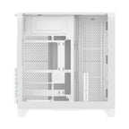 Thermaltake View 390 Curved Tempered Glass Mid Tower Case - Snow(CA-11F-00M6WN-01) - 3