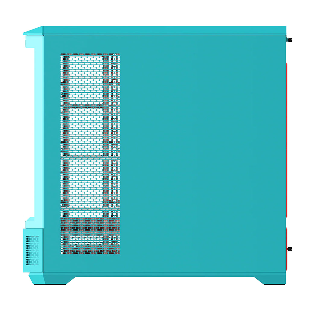 Thermaltake View 600 Tempered Glass Full-Tower Case - Mint Strawberry(CA-11H-00FLWN-00) - 3