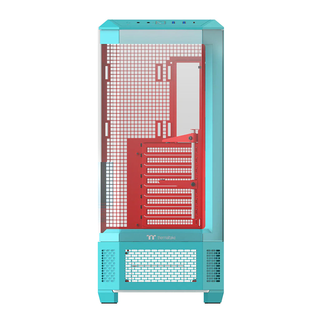 Thermaltake View 600 Tempered Glass Full-Tower Case - Mint Strawberry(CA-11H-00FLWN-00) - 4