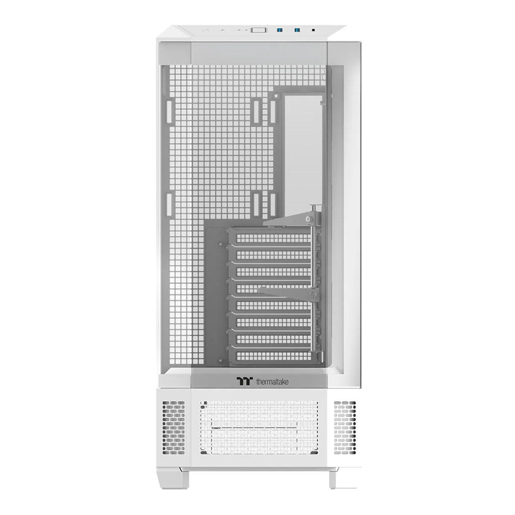 Thermaltake View 600 Tempered Glass Full-Tower Case - Snow(CA-11H-00F6WN-00) - 2