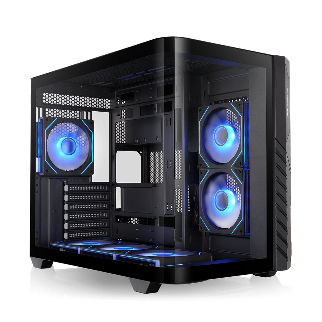Thermaltake Vision 330 CR ARGB Tempered Glass Mid Tower Case - Black(CA-11V-00M1WN-00) - 1