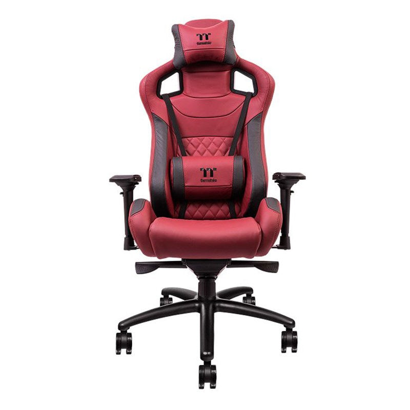 Thermaltake X FIT TT Premium Real Leather Gaming Chair - Burgundy Red (GGC-XFRBRMFDL-TW) - 1