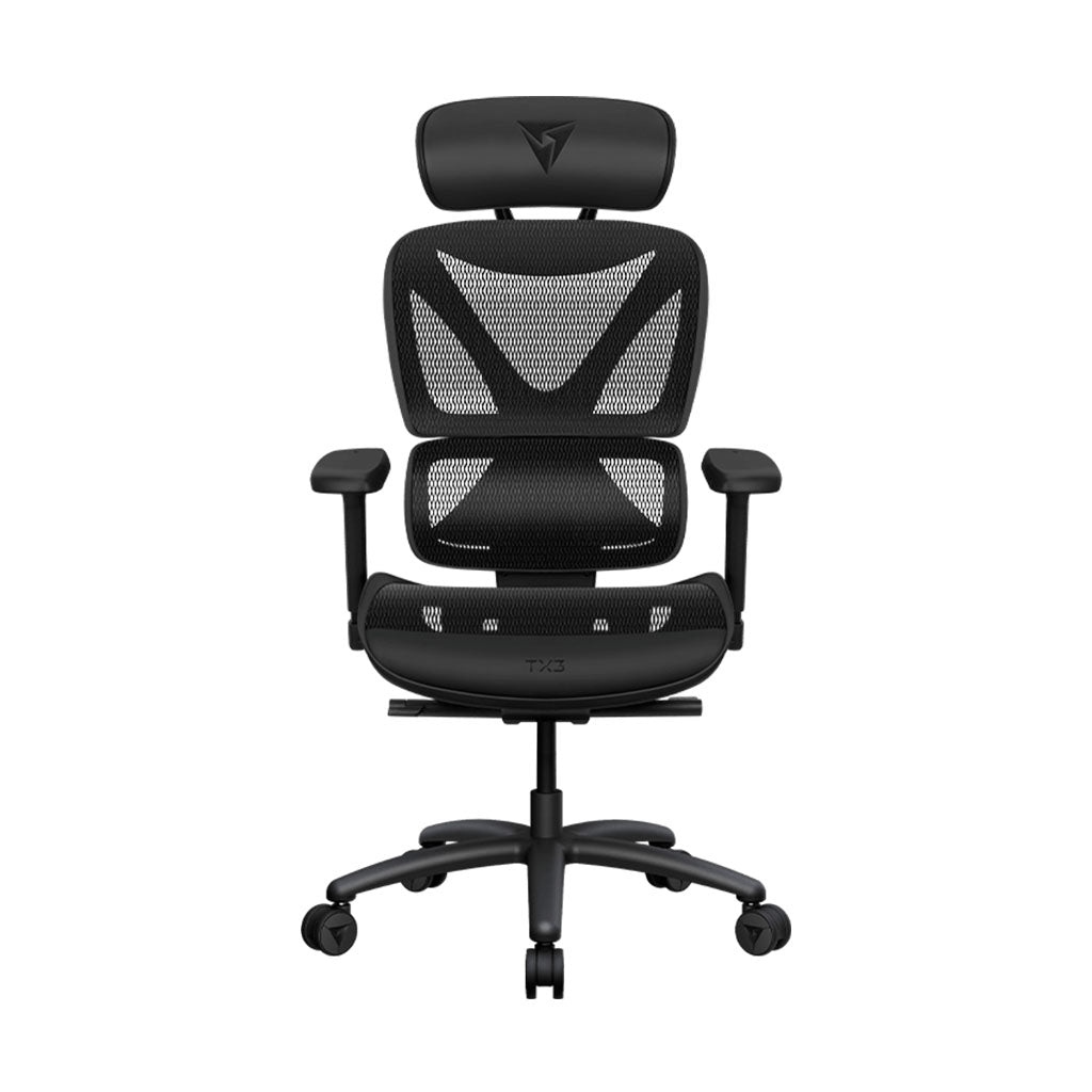ThunderX3 XTC Mesh Ergonomic Chair - Black(TX3-XTC-MESH-BLACK) - 1