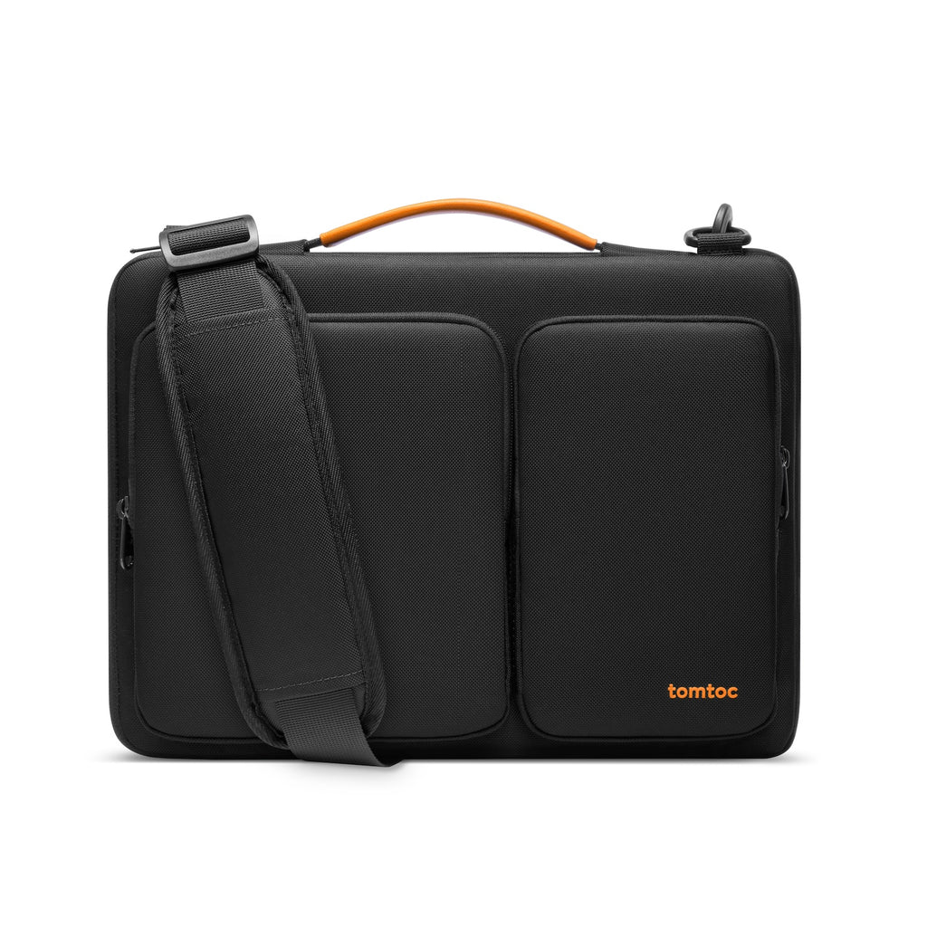 tomtoc Defender-A42 14" Laptop Shoulder Bag - Black(A42D3D1) - 1