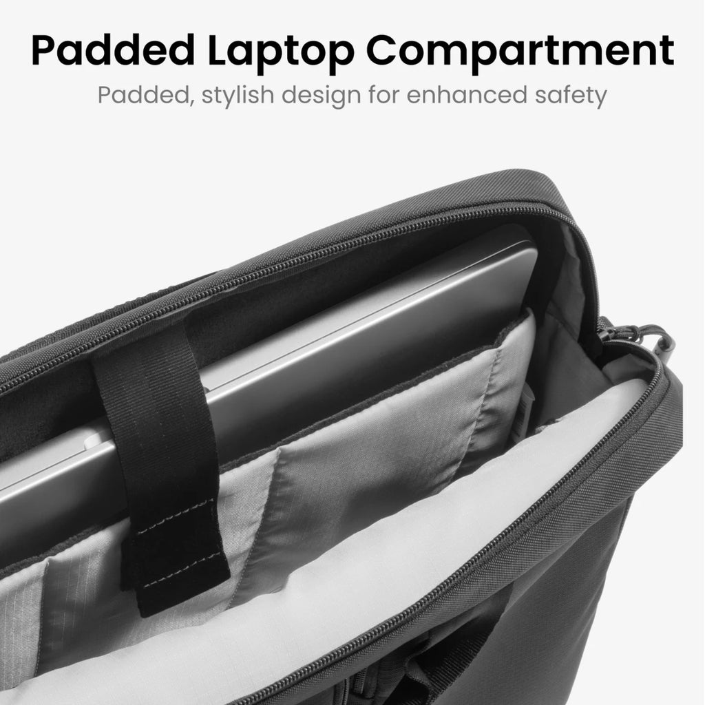 tomtoc Navigator-A33 14" Universal Laptop Shoulder Bag - Black(A33D3D1) - 4