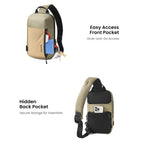 tomtoc Navigator-T24 11" 5L Travel Sling Bag - Khaki(T24S1K1) - 4