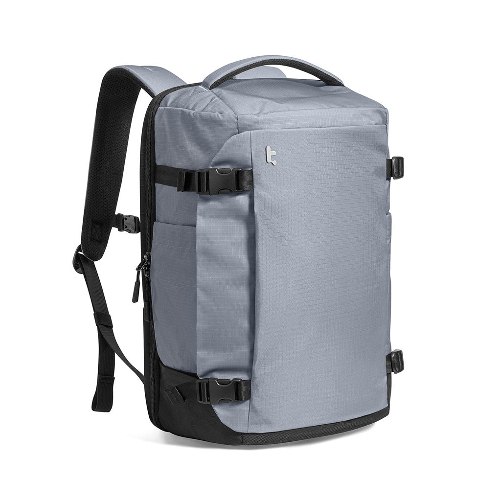 tomtoc Navigator-T66 16" 28L Liteway Universal Travel Backpack - Light Gray(T66S1G2) - 1