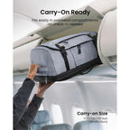 tomtoc Navigator-T66 16" 28L Liteway Universal Travel Backpack - Light Gray(T66S1G2) - 11
