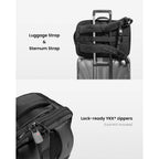 tomtoc Navigator-T66 17" 40L Liteway Travel Backpack - Black(T66M1D2) - 4