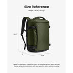 tomtoc Navigator-T66 17" 40L Liteway Travel Backpack - Green(T66M1T1) - 2