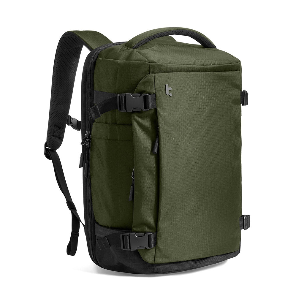 tomtoc Navigator-T66 17" 40L Liteway Travel Backpack - Green(T66M1T1) - 1