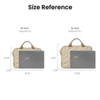 tomtoc Terra-A28 14" Puffy Universal Laptop Handbag - Natural Sand(A28D3K2) - 6