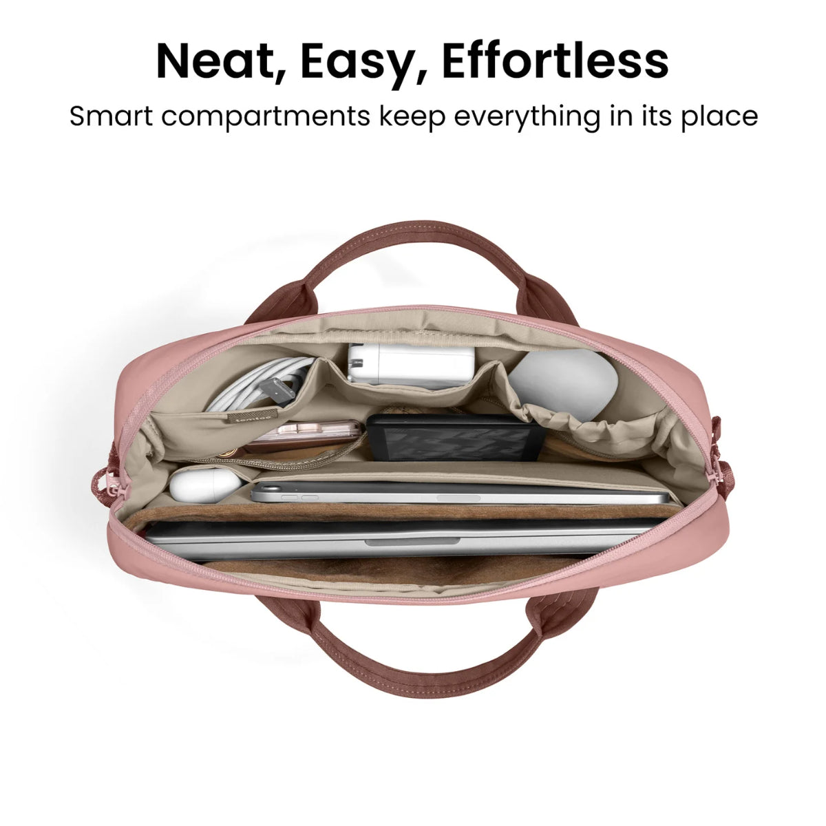 tomtoc Terra-A28 14" Puffy Universal Laptop Handbag - Saltbush(A28D3P1) - 2