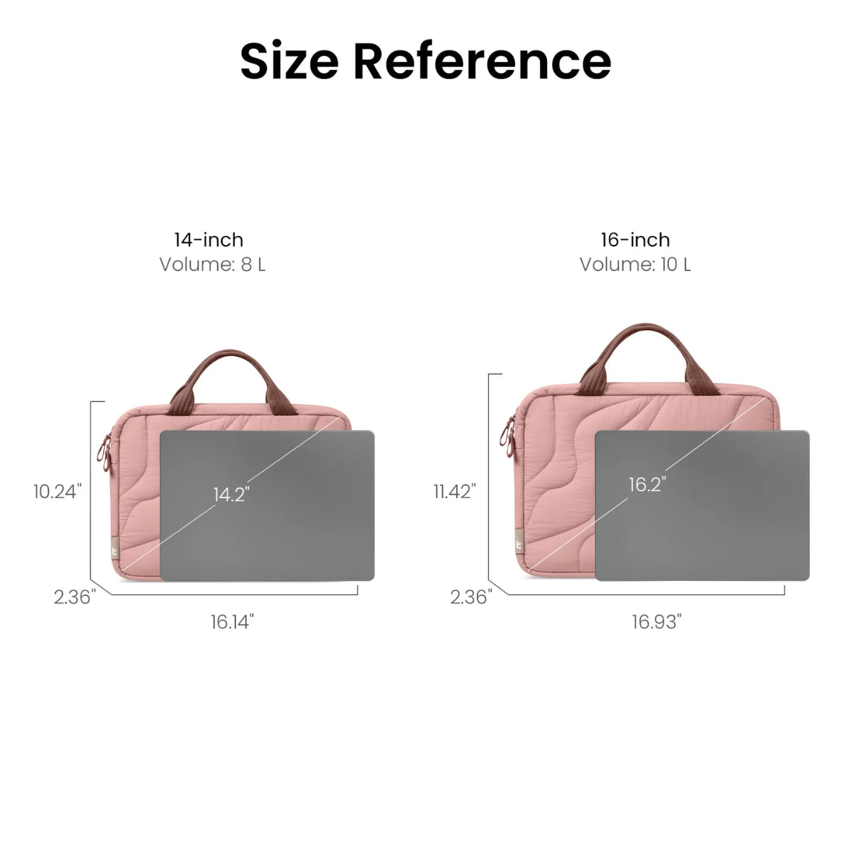 tomtoc Terra-A28 14" Puffy Universal Laptop Handbag - Saltbush(A28D3P1) - 4