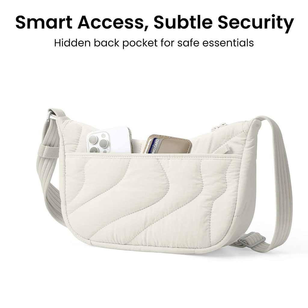 tomtoc Terra-T34 3.5L Puffy Travel Crossbody Bag - Snowberg(T34S1W1) - 13