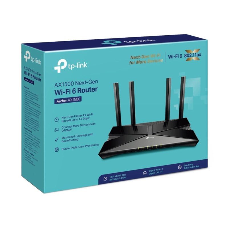 TP-Link Archer AX1500 Dual-Band Wi-Fi 6 Router(Archer AX1500) - 4