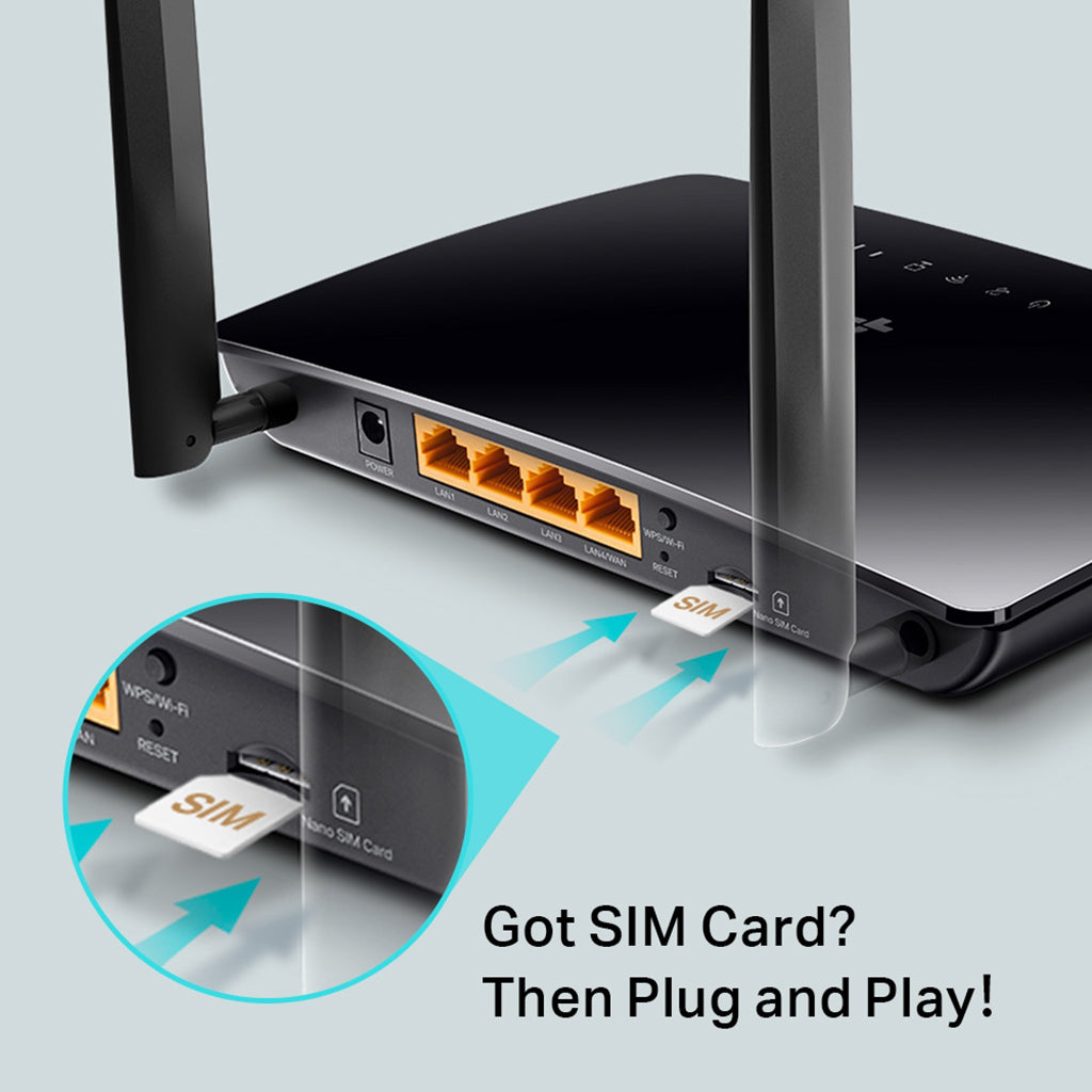 TP-Link Archer MR402 AC1200 Wireless Dual Band 4G LTE Router(Archer MR402) - 4