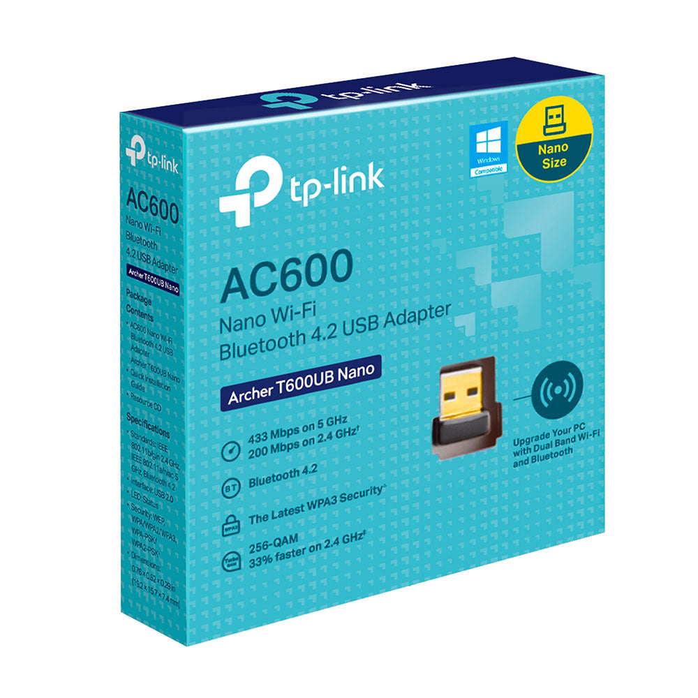 TP-Link Archer T600UB Nano AC600 Nano Wi-Fi Bluetooth USB Adapter(Archer T600UB Nano) - 2