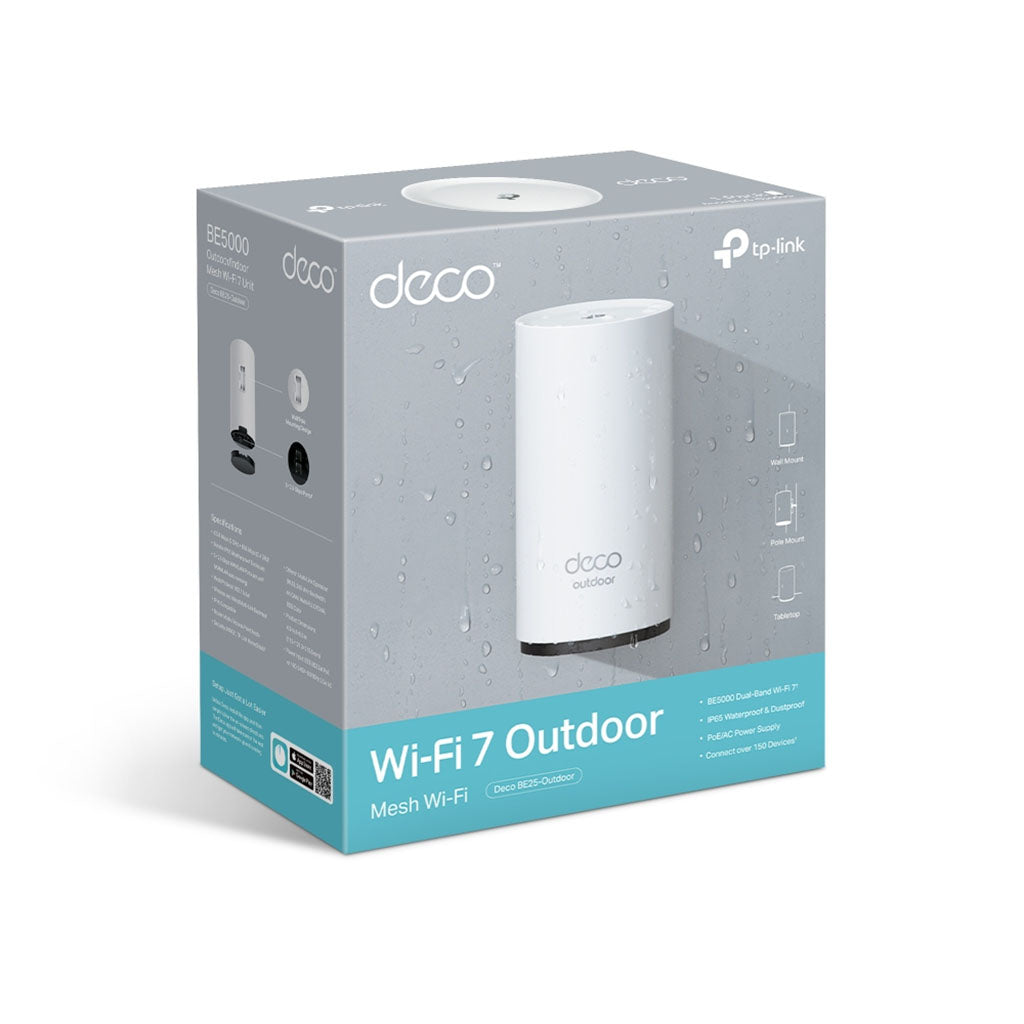 TP-Link BE5000 Outdoor / Indoor Mesh Wi-Fi 7 Router(BE25-Outdoor(1-pack)) - 4