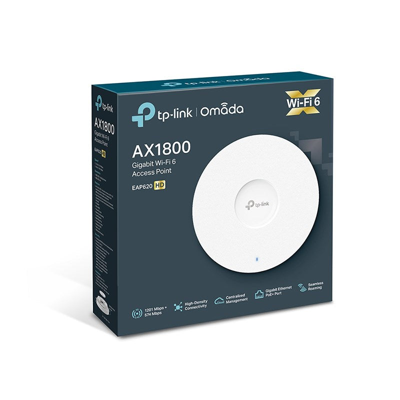 TP-Link EAP620 HD AX1800 Wireless Dual Band Gigabit Ceiling Mount Access Point(EAP620 HD) - 5