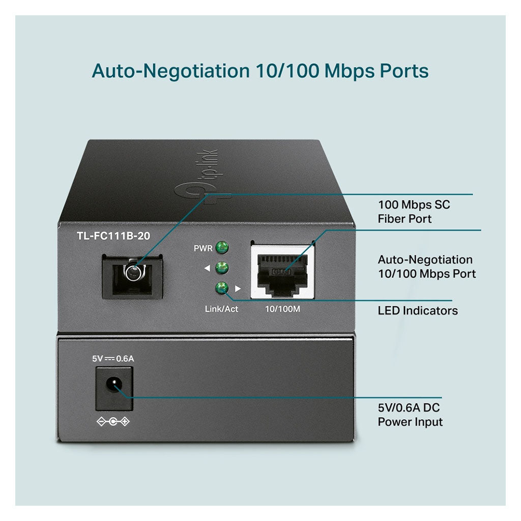 TP-Link FC111B-20 Media Converter(FC111B-20) - 3