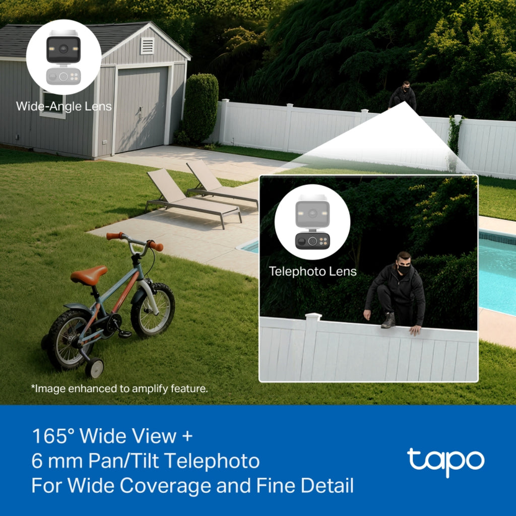 TP-Link TC93D KIT Solar-Powered Dual-Lens Pan/Tilt Security Camera Kit(TC93D KIT) - 6