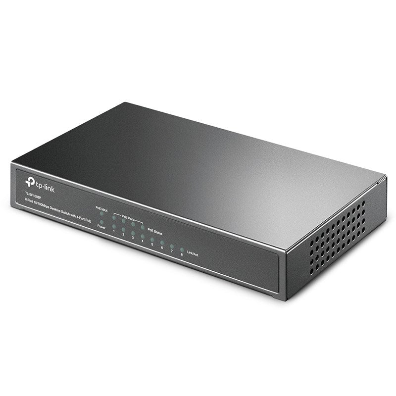 TP-Link TL-SF1008P 8 Port 10/100Mbps Desktop Switch With 4-Port PoE(TL-SF1008P) - 3