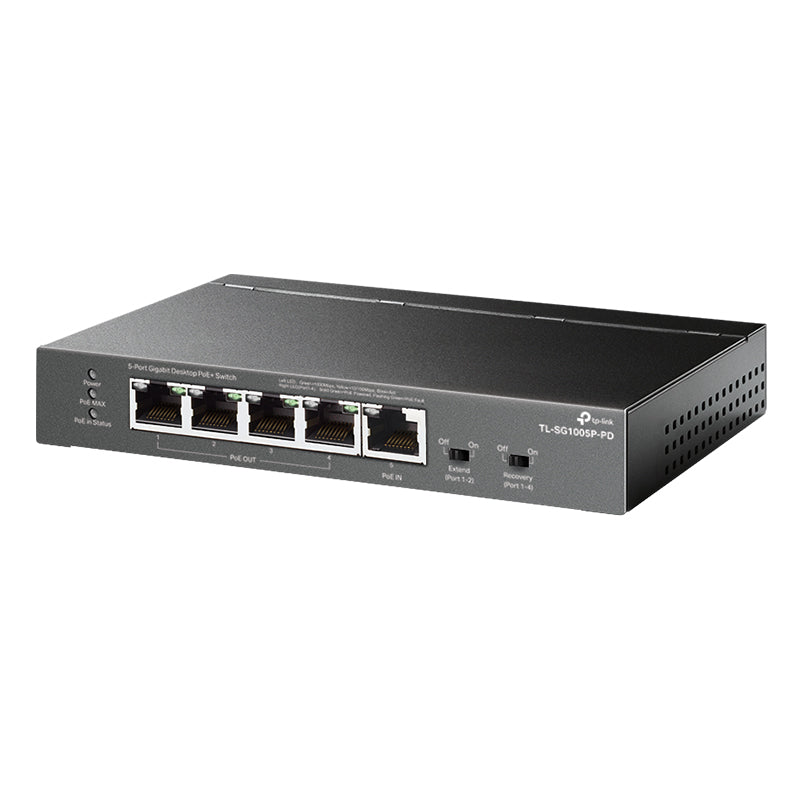 TP-Link TL-SG1005P-PD 5-Port Gigabit Desktop PoE+ Switch(TL-SG1005P-PD) - 2