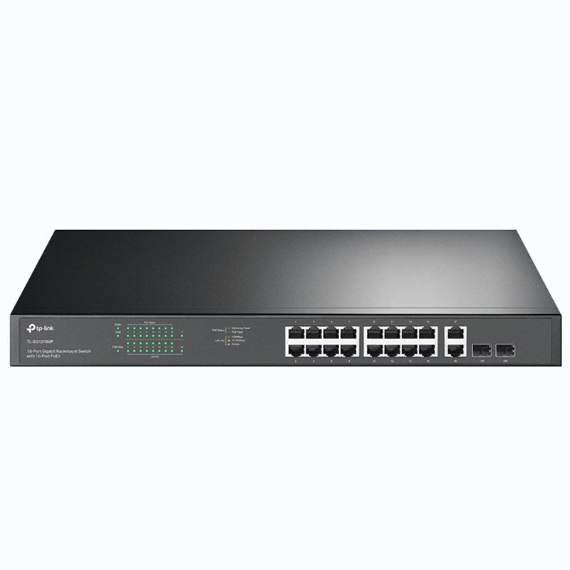 TP-Link TL-SG1218MP 18-Port Gigabit Rackmount Switch with PoE+(TL-SG1218MP) - 1
